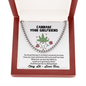 Cannabe Your Girlfriend 420 Love Link Chain Necklace | Love Funny Humor Stoner Gift For Him | Birthday Gift | Proposal Gift