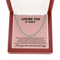 Loving You Is Yeezy Chain Necklace | Unique Boyfriend, Fiance, Husband Gift