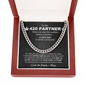 To My 420 Partner Link Chain Necklace | Romantic Gift for Boyfriend | Boyfriend Anniversary Gift |  Boyfriend Birthday Gift