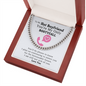 To My Hot Boyfriend You're My Only Booty Call Funny Chain Link Necklace | Funny Humor Anniversary, Valentine's Gift For Boyfriend