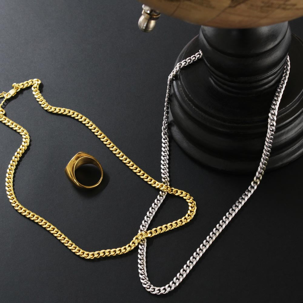 Cannabe Your Valentine 420 You Found The Key To My Heart Love Link Chain Necklace | Funny Humor Stoner Valentine | Valentine's Gift For Him