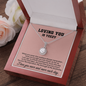 Loving You Is Yeezy Future Mrs Eternal Love Necklace | To My Future Wife, Fiance Gift | Unique Proposal Gift For Her