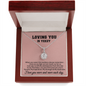 Loving You Is Yeezy Future Mrs Eternal Love Necklace | To My Future Wife, Fiance Gift | Unique Proposal Gift For Her