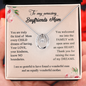 To My Amazing Boyfriends Mom, Lucky In Love Necklace  Mom Necklace, Present for Stepmom for Mother's Day
