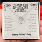 Thanks for Not Putting My Husband Up For Adoption Lucky Necklace | Funny Mother's Day Gift For Mother-In-Law | Gift from Daughter-In-Law