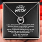 To My Badass Witch We Have Each Other Pure Luck Necklace | Gift for Best Friend | Unbiological Sister Gift For Bestie Birthday Necklace Gift Set