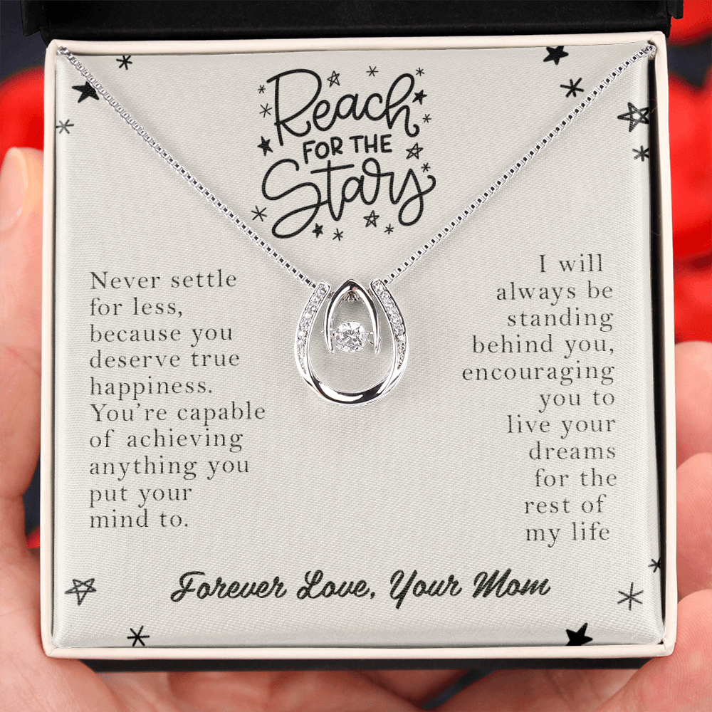 Reach For The Stars Daughter Luxe Luck Necklace Gift | Daughter Birthday, Daughter Graduation Gift from Mother