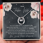 To My Future Wife Lucky In Love Necklace; Wedding Gift For Wife; Anniversary Gift For Fiance