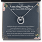 To My Amazing Daughter Happy Sweet 16 Birthday Necklace | Gift For Daughter's 16th Birthday | Sweet 16 Birthday Gift