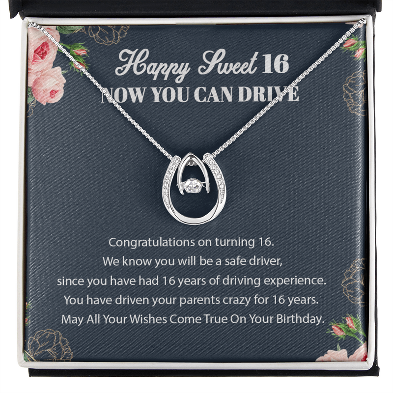 Funny Sweet 16 Birthday Necklace | Gift For 16th Birthday | Sweet 16 Birthday Gift