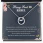 Happy Sweet 16 Rebel Birthday Necklace |  Gift For 16th Birthday | Sweet 16 Birthday Gift