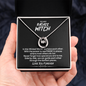 To My Badass Witch We Have Each Other Pure Luck Necklace | Gift for Best Friend | Unbiological Sister Gift For Bestie Birthday Necklace Gift Set