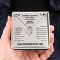 Thanks for Not Putting My Husband Up For Adoption Lucky in Love Necklace | Funny Mother's Day Gift For Mother-In-Law | Gift from Daughter-In-Law| Blessed to Have You In my Life