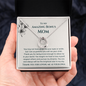 To My Amazing Bonus Mom Lucky In Love Necklace | Step Mom Necklace, Bonus Mom Gift | Birthday, Mother's Day Gift for Second Mom