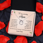 To My Amazing Mom, Lucky In Love Necklace  Mom Necklace, Present for Mother's Day