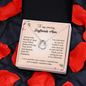 To My Amazing Boyfriends Mom, Lucky In Love Necklace  Mom Necklace, Present for Stepmom for Mother's Day