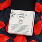 To My Stepped Up Mom Lucky In Love Necklace | Step Mom Necklace, Bonus Mom Gift | Birthday, Mother's Day Gift for Second Mom