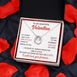 To my Beautiful Valentine Gift from Husband or Boyfriend| Valentines Day Gift for Wife or Girlfriend| To My Valentine Jewelry