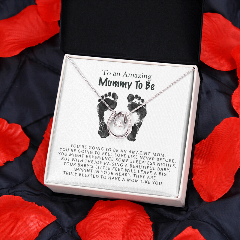 To An Amazing Mummy To Be Necklace | Mum To Be Gift, Pregnancy Gift for Mum To Be, Baby Shower Gift