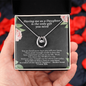 Funny Mothers Day Message Card Necklace | Having Me As A Daughter Is The Only Gift Your Need Card for Mom from Daughter