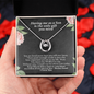Funny Mothers Day Message Card Necklace | Having Me As A Son Is The Only Gift Your Need Card for Mom from Son