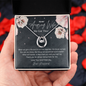 To My Amazing Wife Lucky In Love Necklace; Anniversary Gift For Wife; Wife Birthday Gift