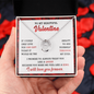To my Beautiful Valentine Gift from Husband or Boyfriend| Valentines Day Gift for Wife or Girlfriend| To My Valentine Jewelry