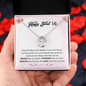 To The Sweetest 16-Year Old Birthday Necklace | Gift For 16th Birthday | Sweet 16 Birthday Gift for Daughter, Granddaughter, Niece