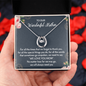 To Our Wonderful Mother, Lucky In Love Necklace| Mom Necklace| Present for Mother's Day| We Will Always Need You