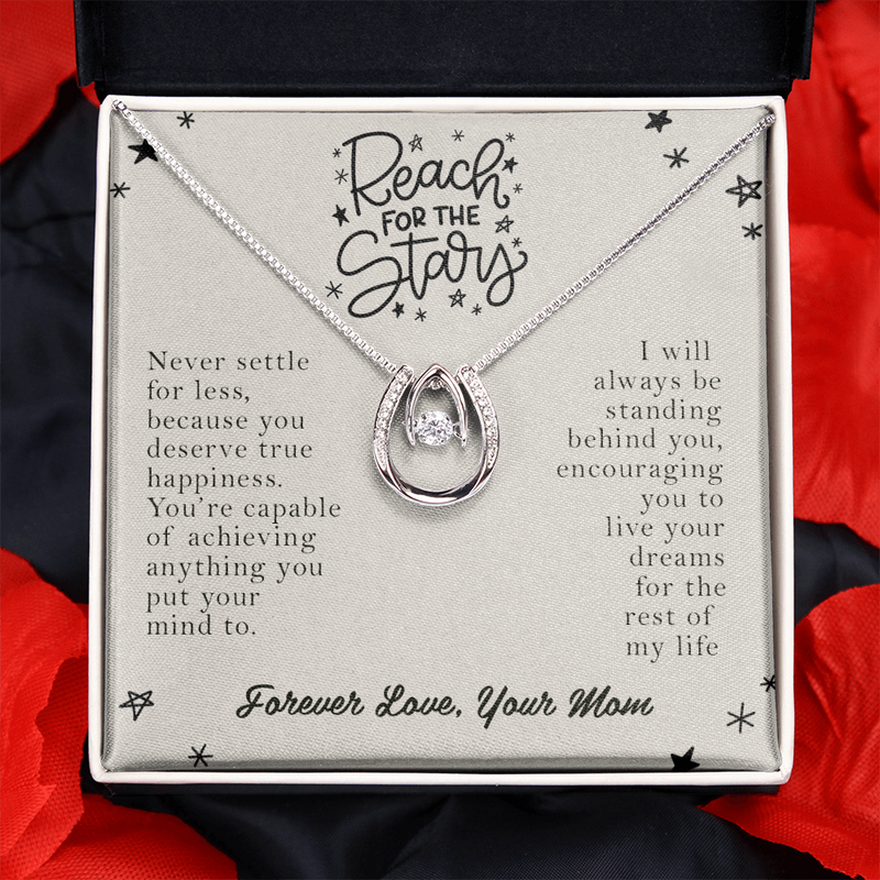 Reach For The Stars Daughter Luxe Luck Necklace Gift | Daughter Birthday, Daughter Graduation Gift from Mother