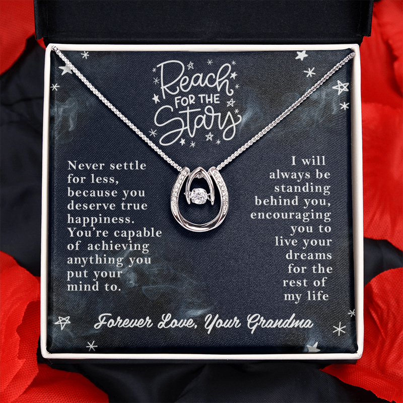 Reach For The Stars Granddaughter Luxe Necklace Gift | Granddaughter Birthday, Granddaughter Graduation Gift from Grandmother