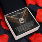 To My Riding Valentine Lovers Cubic Zirconia Necklace Gift | Valentine's Bikers Gifts For Women