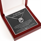 To My Wife I Love You To Infinity Lucky In Love Necklace; Anniversary Gift For Wife; Birthday Gift For Wife
