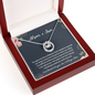 Mom and Son, Lucky In Love Necklace  Mom Necklace, Present for Mother's Day, Mother's Day Gift for Mom from Son