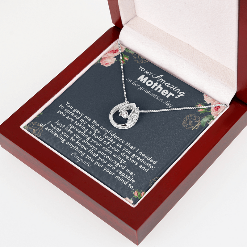 Mom Graduation Gift Necklace, Gift for Mom Graduation, Graduation Gift for Mom, Graduation Gift Idea for Mom