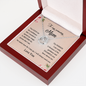 To My Amazing Mom, Lucky In Love Necklace  Mom Necklace, Present for Mother's Day