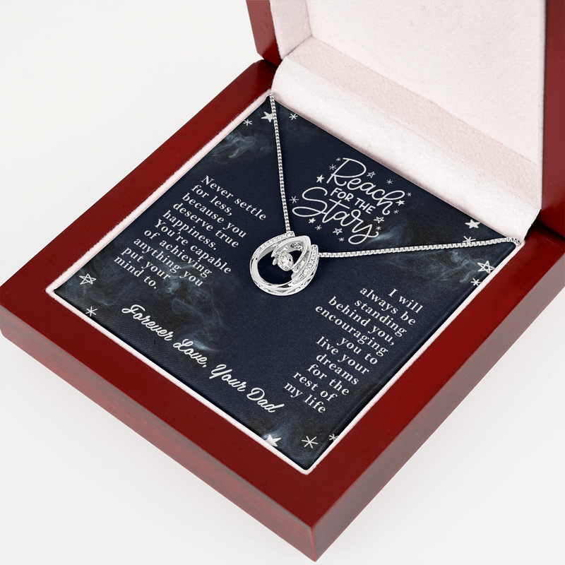 Reach For The Stars Daughter Luxe Necklace Gift | Daughter Birthday, Daughter Graduation Gift from Dad