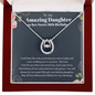 To My Amazing Daughter Happy Sweet 16 Birthday Necklace | Gift For Daughter's 16th Birthday | Sweet 16 Birthday Gift