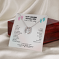 To My Amazing Mommy To Be Necklace | Mom To Be Gift, Pregnancy Gift for Mom To Be, Mommy Present From Unborn Baby