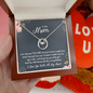 To My Mom| Lucky In Love Necklace| Mother's Day Necklace| Gift for Mother's Day from your Daughter| I Will Always Be Your Little Girl