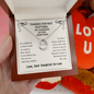 Thanks for Not Putting My Husband Up For Adoption Lucky in Love Necklace | Funny Mother's Day Gift For Mother-In-Law | Gift from Daughter-In-Law| Blessed to Have You In my Life