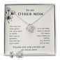 To My Other Mom Necklace & Earrings Gift Set | Step Mom Necklace, Bonus Mom Gift | Birthday, Mother's Day Gift for Second Mom
