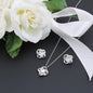 To The Mother Of The Groom On My Wedding Day Love Knot Earring & Necklace Set | Gift For Mother In Law