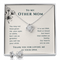 To My Other Mom Necklace & Earrings Gift Set | Step Mom Necklace, Bonus Mom Gift | Birthday, Mother's Day Gift for Second Mom