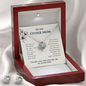 To My Other Mom My Rock  Necklace & Earrings Gift Set | Step Mom Necklace, Bonus Mom Gift | Birthday, Mother's Day Gift for Second Mom