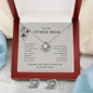To My Other Mom Necklace & Earrings Gift Set | Step Mom Necklace, Bonus Mom Gift | Birthday, Mother's Day Gift for Second Mom