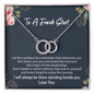 To A Fresh Start Pair Necklace Gift | Divorce Gift | I Do I Did I'm Done Necklace | Clean Slate Charm Necklace | Fresh Start Gift For Her