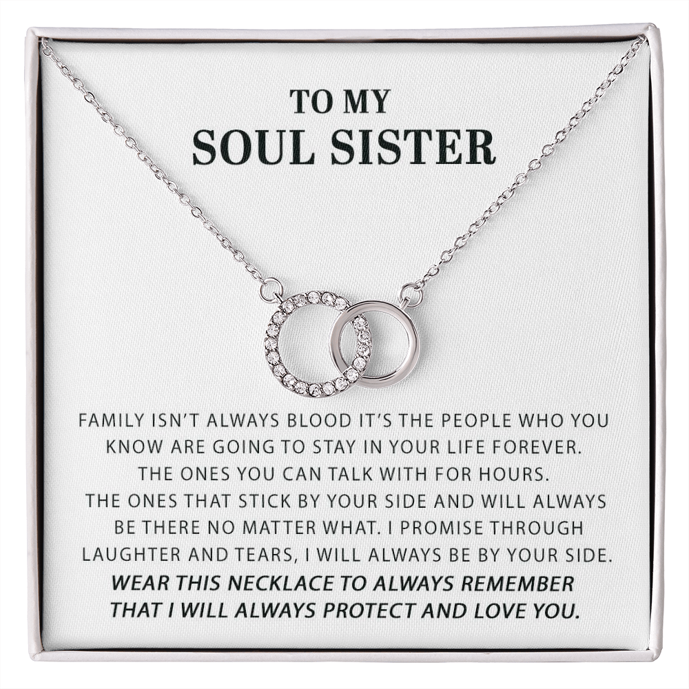 Funny Gift for Best Friend Pair Necklace, Sister Gift, To My Soul Sister Gift, Funny Birthday Gift Idea