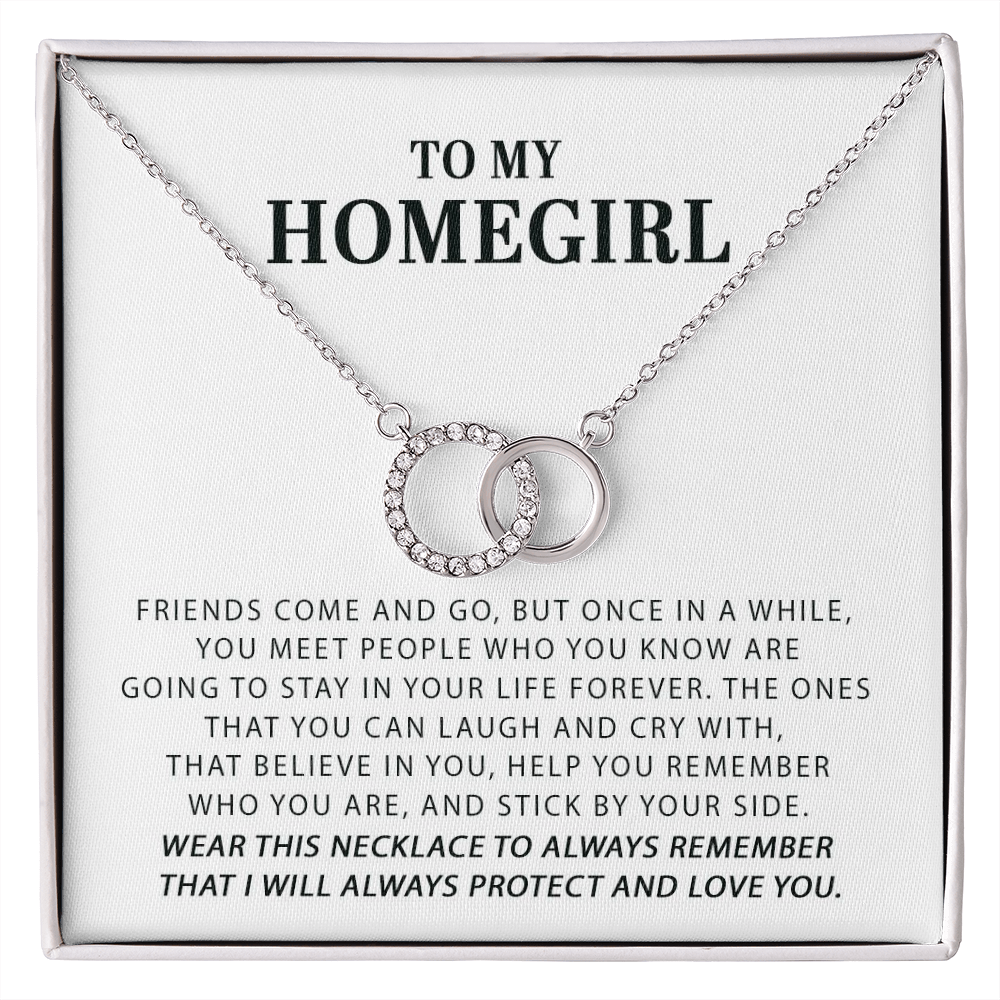 Funny Gift for Best Friend Pair Necklace, Sister Gift, To My Homegirl Gift, Funny Birthday Gift Idea