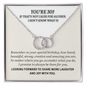 You're 30? If That's Not Cause For Alcohol I Don't Know What Is 30th Birthday Pair Necklace Gift For Her | Meaningful 30th Birthday Necklace | Interlocking Circles | Sterling Silver Jewelry